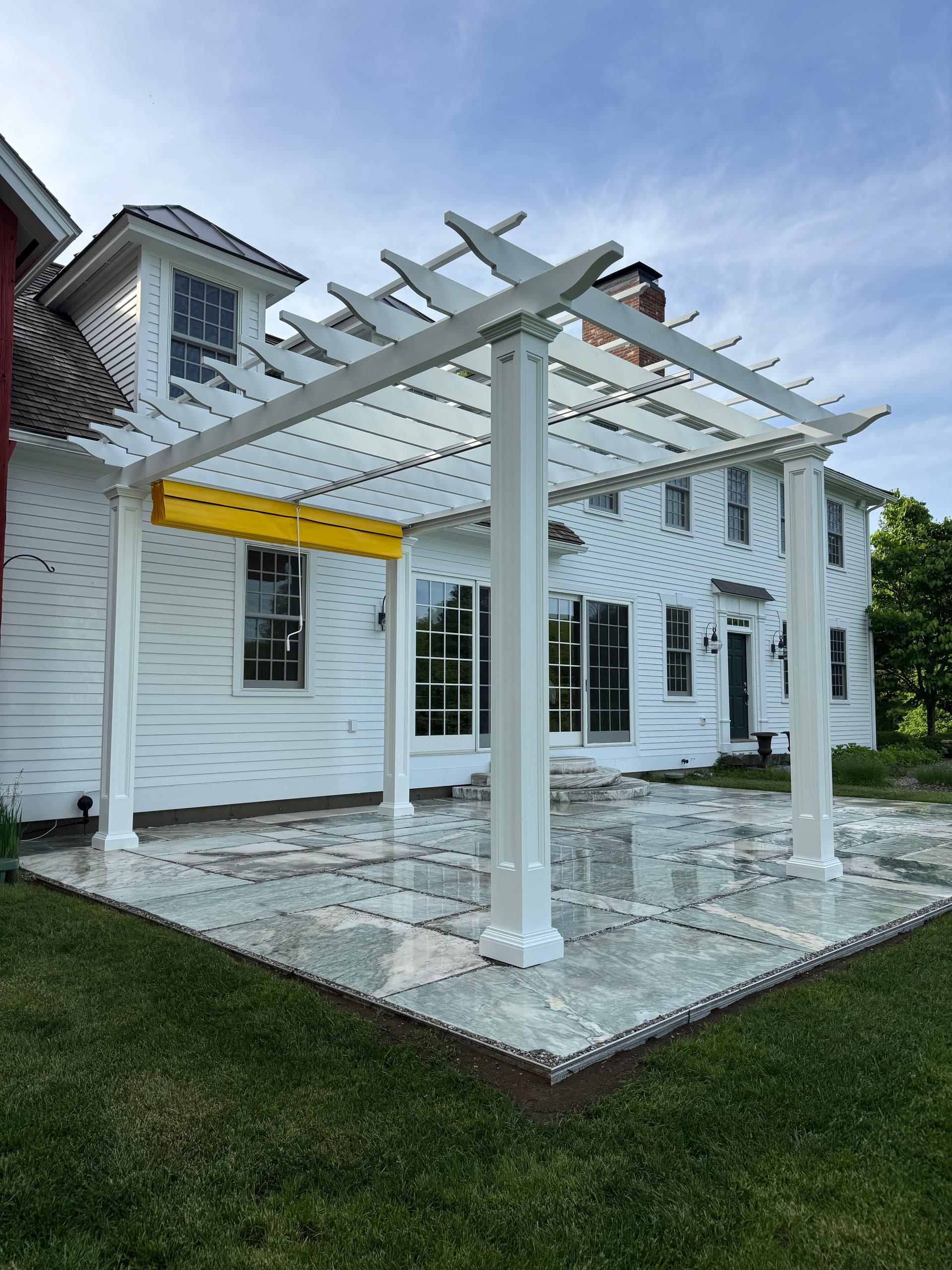 Gallery photos for Marble Patio Reconditioning and Pergola Installation Done Right: Image #2