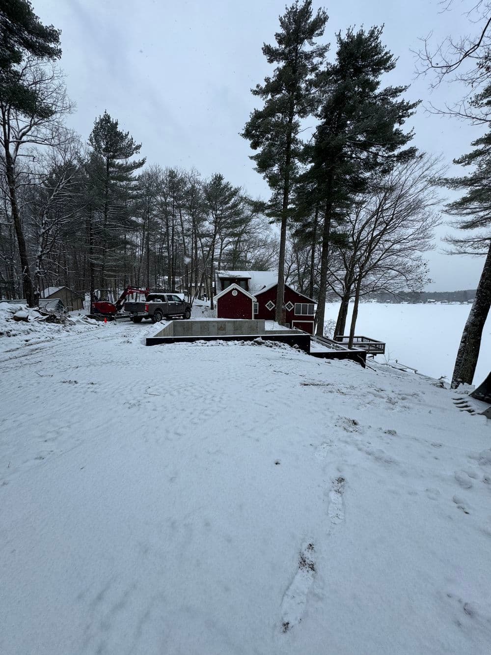 Gallery photos for New Foundations Laid for Lakefront Home On Lake St.Catherine: Image #6