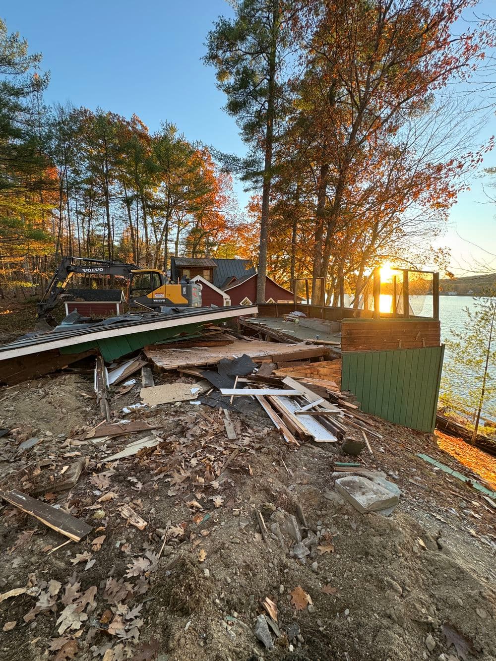 Gallery photos for New Foundations Laid for Lakefront Home On Lake St.Catherine: Image #2