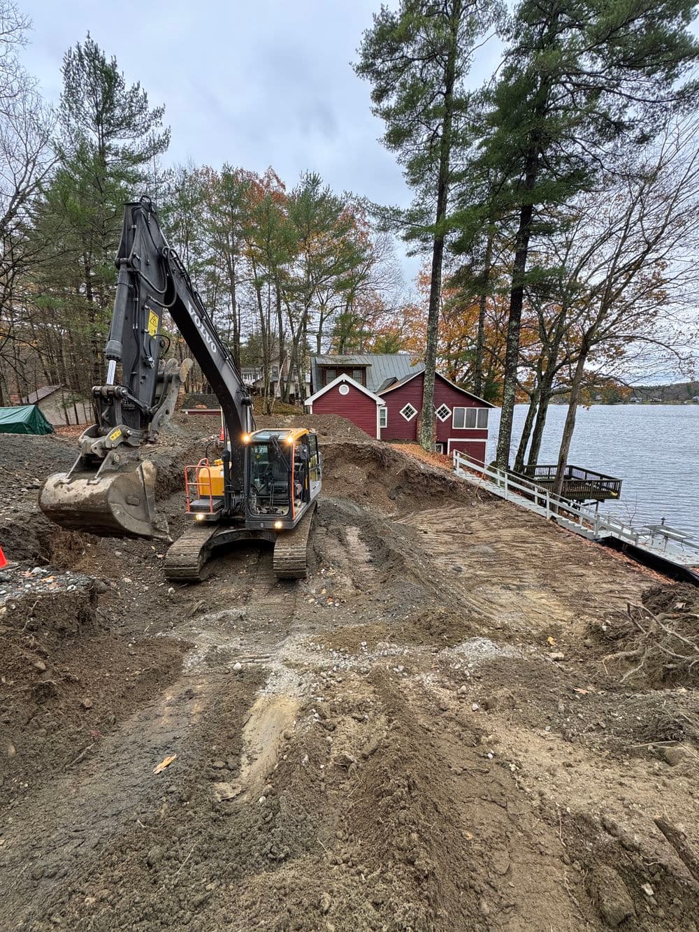 New Foundations Laid for Lakefront Home On Lake St.Catherine image