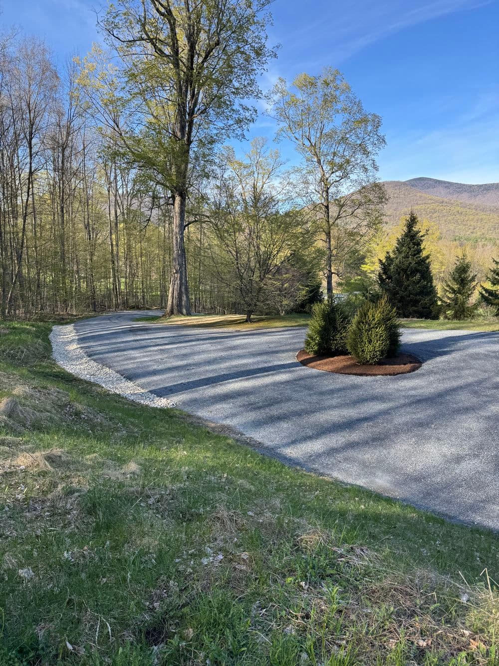 Gallery photos for Enhanced Driveway Extension and Spruce Island Installation: Image #2