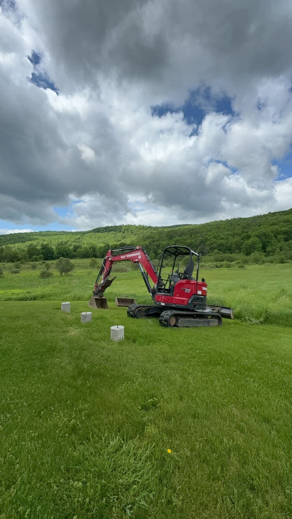 Gallery photos for New Deck Foundation in Wallingford VT: Image #1