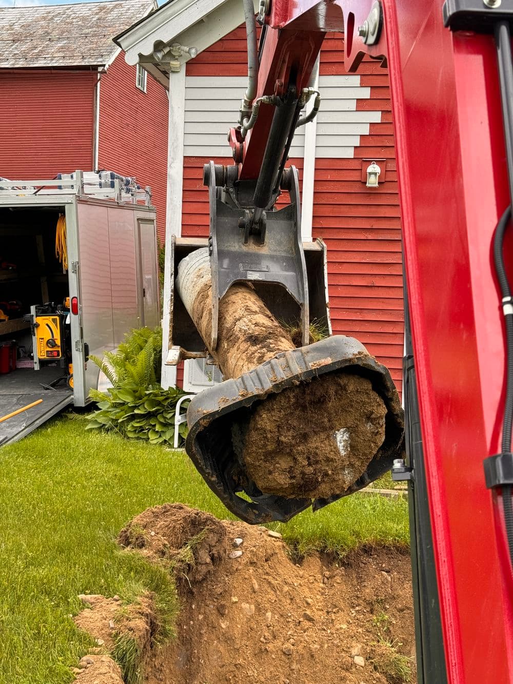 Gallery photos for New Deck Foundation in Wallingford VT: Image #2