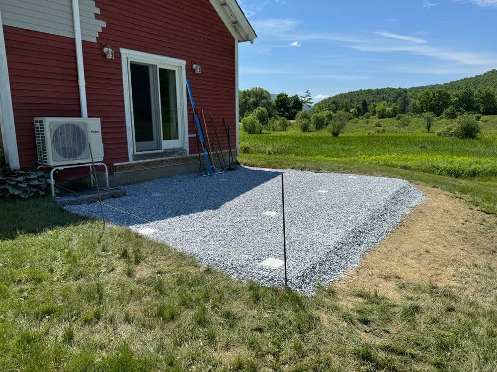 New Deck Foundation in Wallingford VT image
