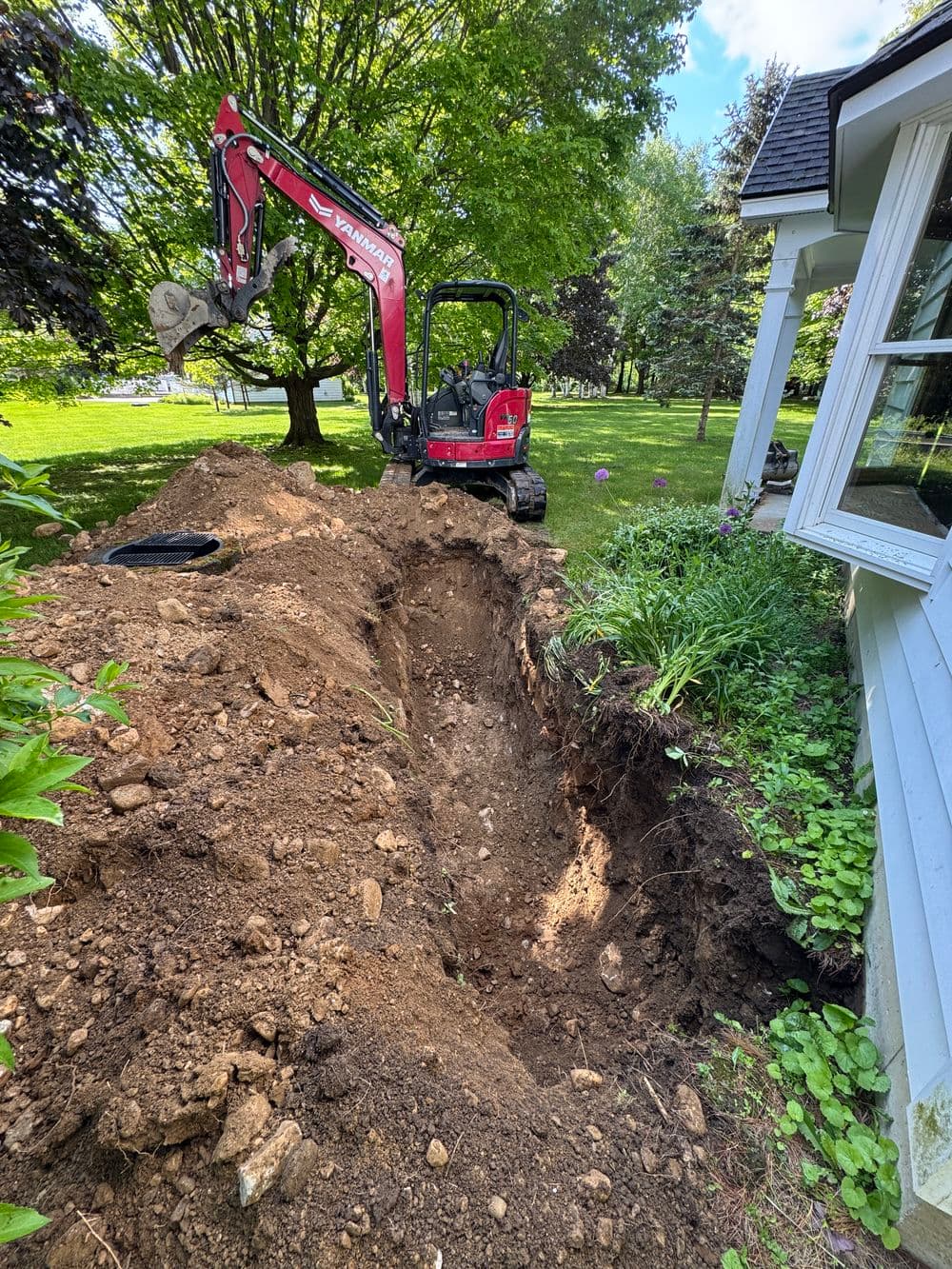 Gallery photos for New Water Line Installation at Manchester Center Carriage House: Image #1