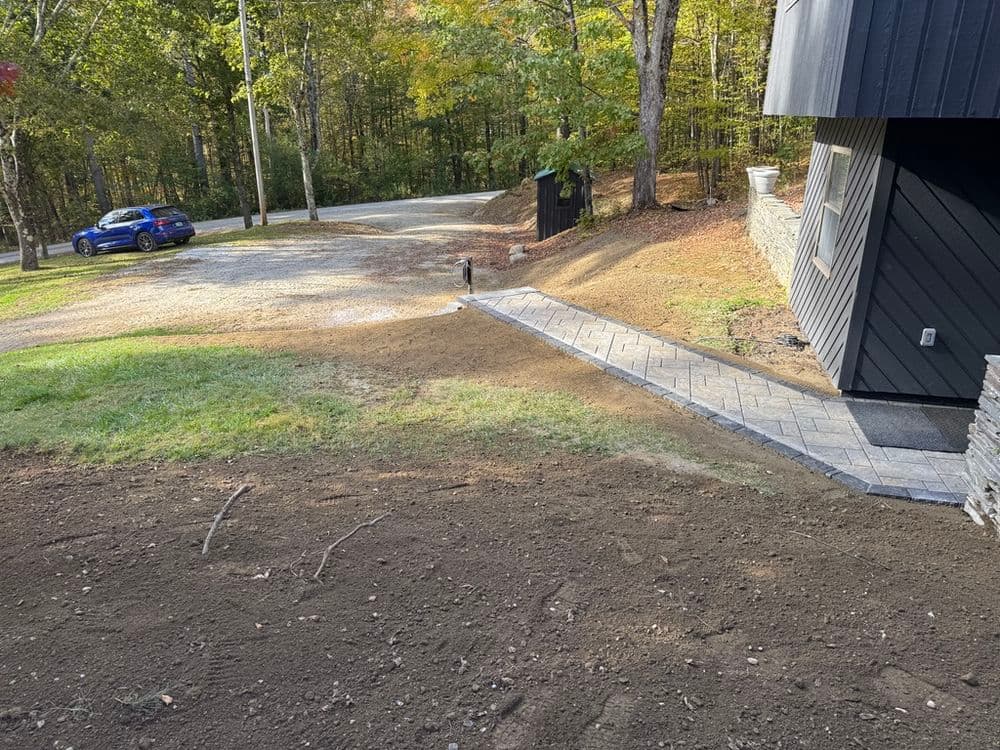 Gallery photos for Fresh Paver Walkway Installation in Dorset VT: Image #2