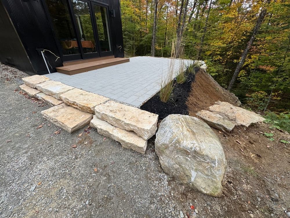 Stunning Paver Patio Installation in Jamaica, VT