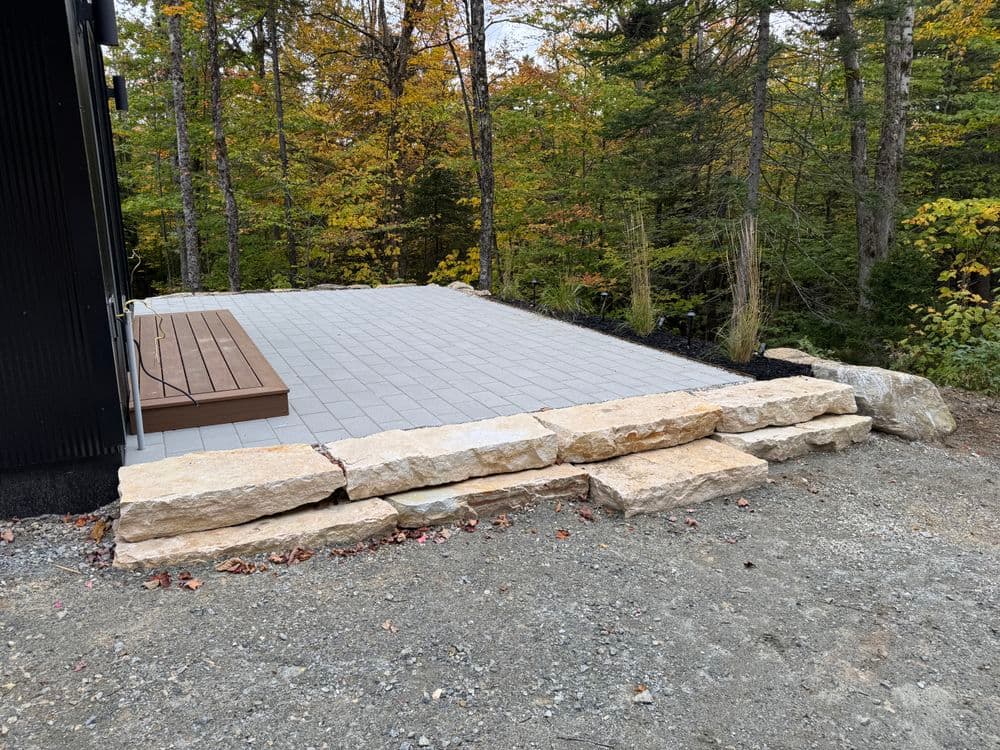Stunning Paver Patio Installation in Jamaica, VT
