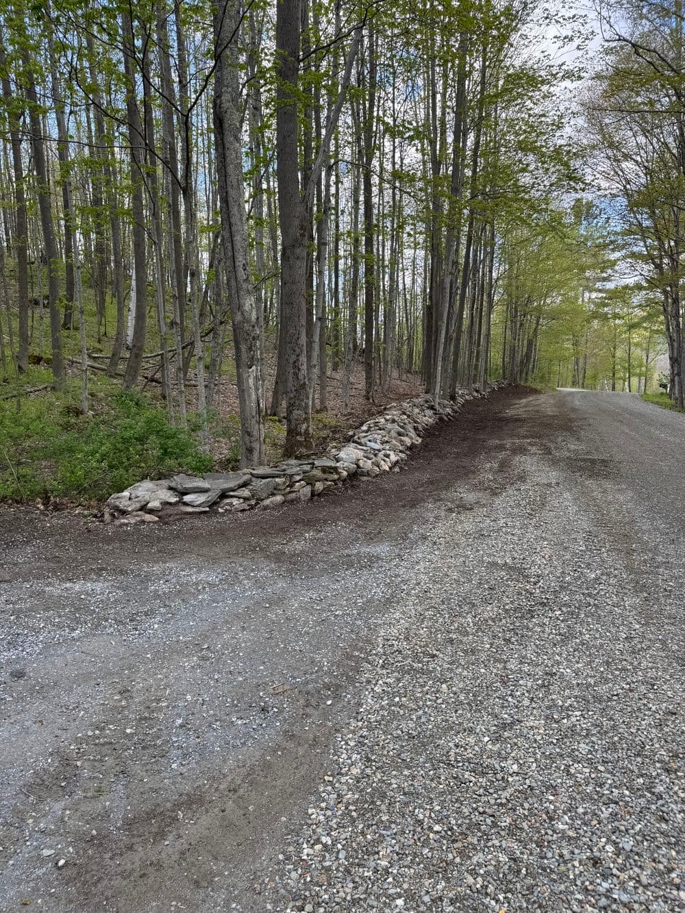 Gallery photos for Old Farm Rock Wall Torn Down and Rebuilt in Dorset VT: Image #1